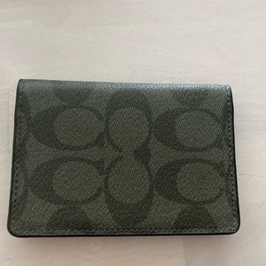 Coach mens card holder